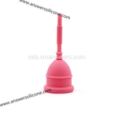 Taas nga kalidad nga Medical Reusable Woman Silicone Menstrual Cup